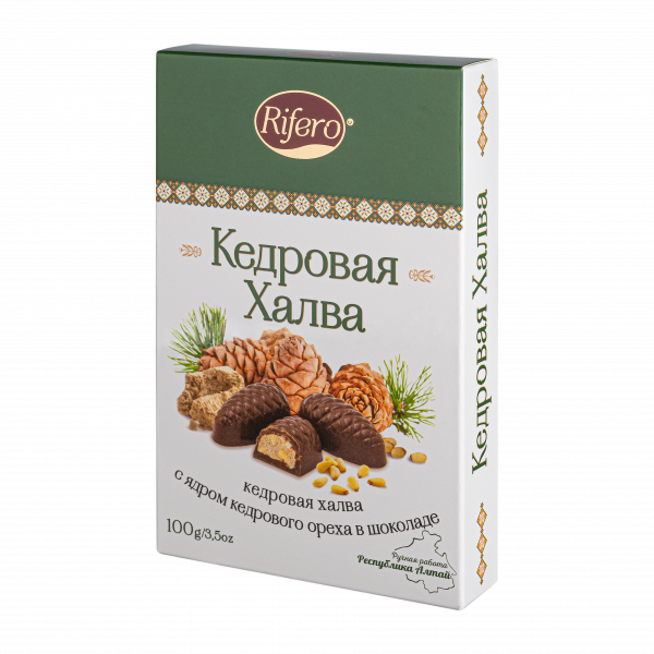 №1 Риф и ко Конфеты "Кедровая халва" 100г   в Мелеузе