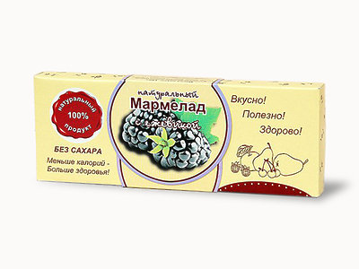 №2 Мармелад натуральный "Ежевика" 140г в Мелеузе
