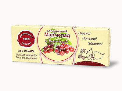 №2 Мармелад натуральный "Брусника" 140г в Мелеузе
