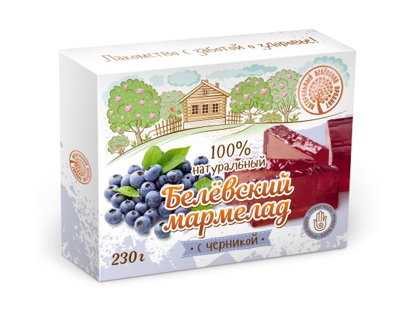 №2 Мармелад белевский "Черника" 230г в Мелеузе