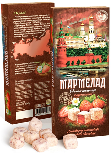  Сладарт Мармелад Клубничный в белом шоколаде, 150г   в Мелеузе
