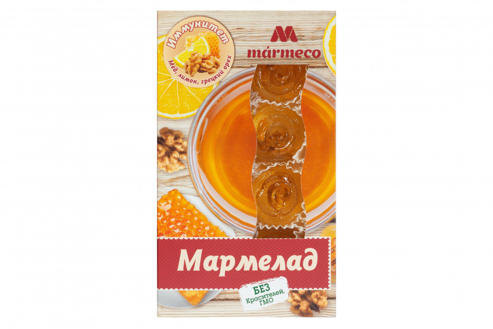  Мармелад "Иммунитет"  Мёд, лимон, грецкий орех, 180г  в Мелеузе