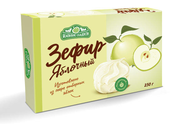 №2 Зефир белевский "Яблочный" 250г в Мелеузе